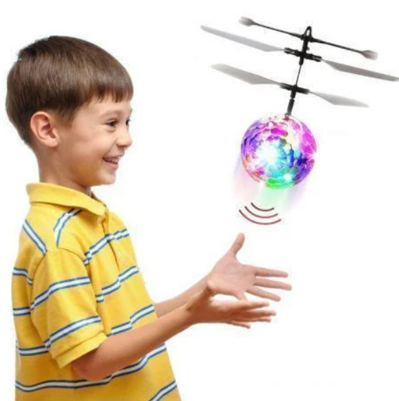 Светящийся летающий шар LED Flying Ball PC398, Индукционная игрушка "Летающий шар" - изображение 2