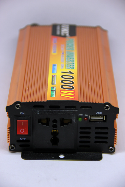 Преобразователь инвертор автомобильный Power Inverter UKC 12V-220V SSK-1000W - изображение 2
