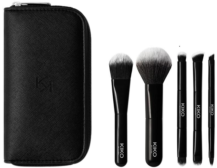 Набор кистей для нанесения макияжа Kiko Milano Travel Kit 5 шт 8025272641739 в интернет 6613