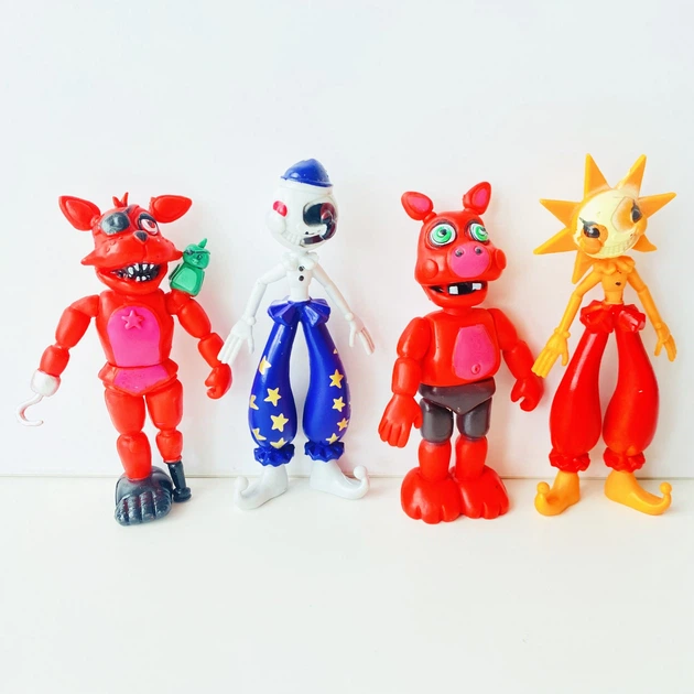 激安！！ アプローズ社 ＤＣキャラ巨大ソフビ５体セット 1988製美品！！ Игровой набор Five Nights at Freddy's A15 - 8 героев Солнце и Луна
