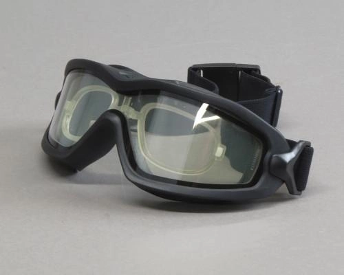 Тактические очки с уплотнителем и диоптрической вставкой Pyramex модель V2G-PLUS тёмные - изображение 2