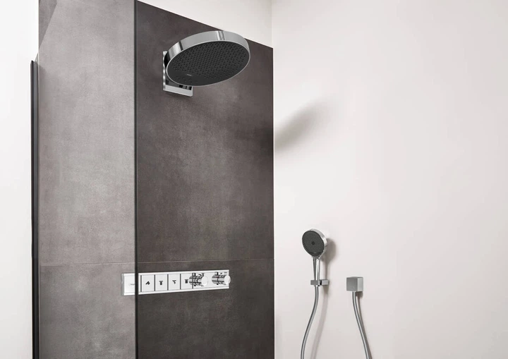 Зовнішня частина змішувача без прихованої частини HANSGROHE RAINSELECT хром латунь 598x90мм 15382000 - зображення 5