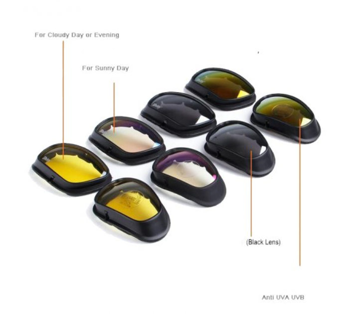 Тактичні окуляри DAISY С5, сонцезахисні з поляризацією, 4 комплекти змінних стекол - изображение 2