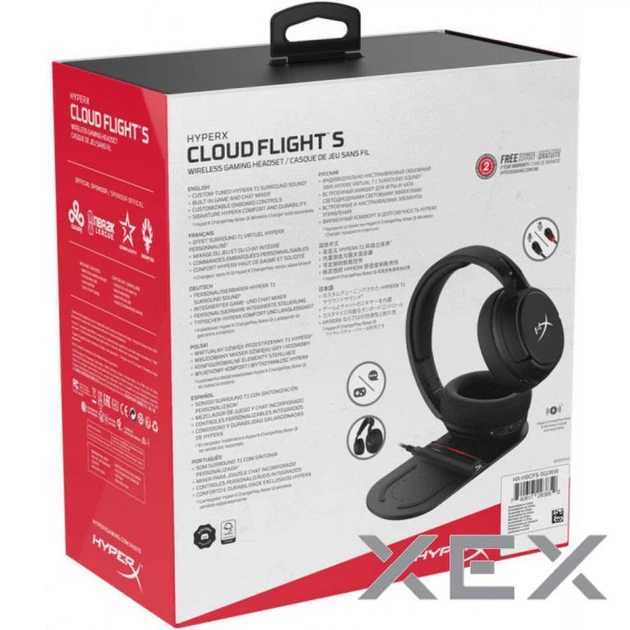 Игровые наушники HYPERX Cloud Flight S (HX-HSCFS-SG/WW) Kingston FURY - Фото 10 Игровые наушники HYPERX Cloud Flight S (HX-HSCFS-SG/WW) Kingston FURY - изображение 10