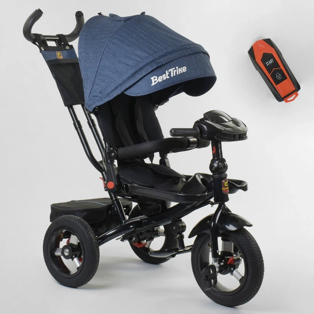 Велосипед дитячий триколісний Best Trike 6088 F - 09-504 Синій - Фото 1 Велосипед дитячий триколісний Best Trike 6088 F - 09-504 Синій - зображення 1
