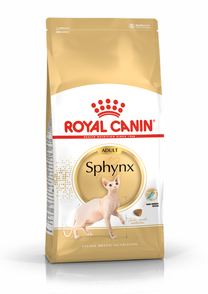 Сухой корм для кошек Royal Canin SPHYNX ADULT для кошек породы Сфинкс 400г - Фото 2 Сухой корм для кошек Royal Canin SPHYNX ADULT для кошек породы Сфинкс 400г - изображение 2