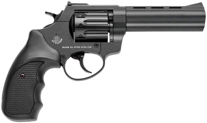 Револьвер под патрон Флобера Stalker S 4.5 "Syntetic" (силуминовый барабан) - изображение 2
