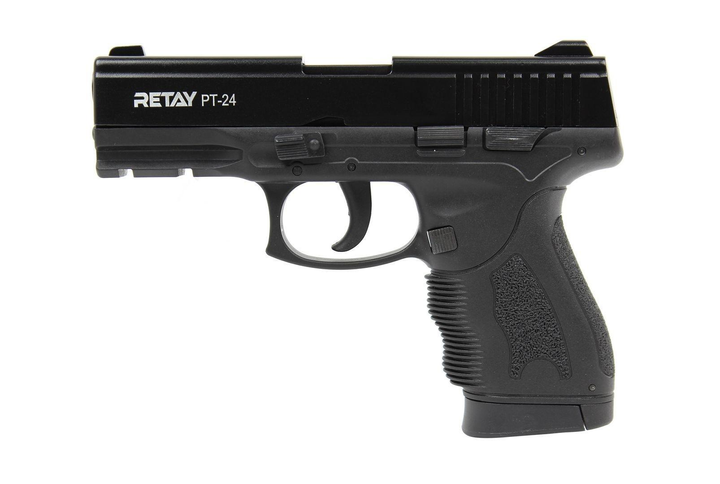 Стартовий пістолет Retay PT24 кал. 9 мм Black 11950337 - зображення 1