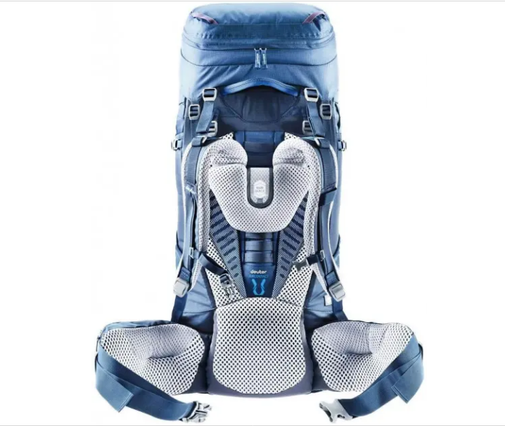 Рюкзак Deuter Aircontact 45 + 10 колір 3365 midnight-navy (3320121 3365) - Фото 2 Рюкзак Deuter Aircontact 45 + 10 колір 3365 midnight-navy (3320121 3365) - изображение 2