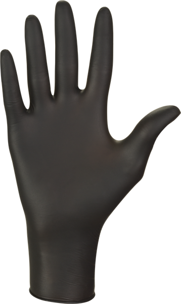 Рукавички нітрилові Nitrylex чорного кольору 100шт M - зображення 2