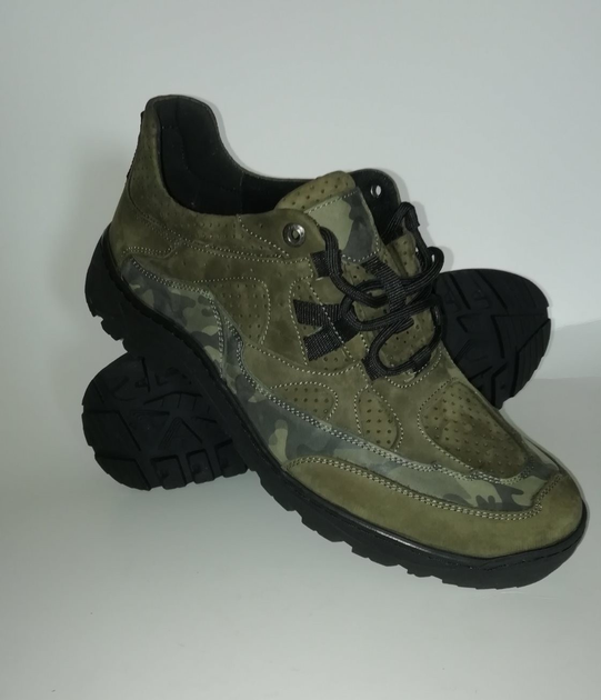 Тактические камуфляжные кроссовки под форму для ЗСУ олива 41 27.5 см (11110785) - изображение 1