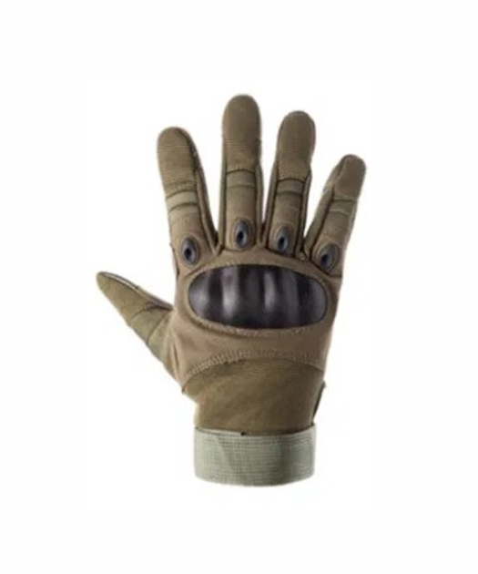 Закриті тактичні рукавички Оливкові Розмір XL (2105224219) - зображення 1