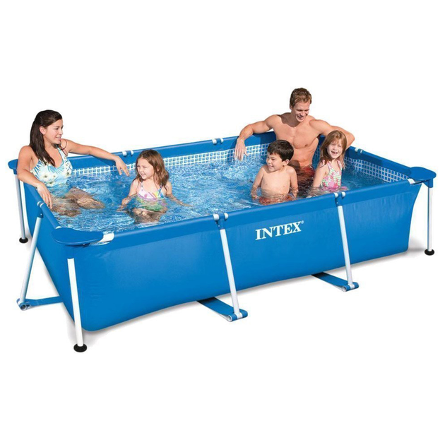 Бассейн каркасный прямоугольный Intex 300 х 200 х 75 см объем 3834 ...