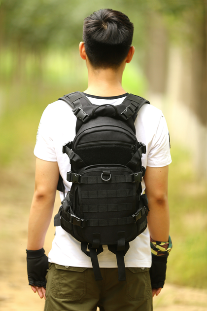 Рюкзак тактический штурмовой Protector Plus S435 black - изображение 2