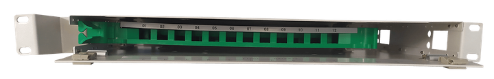 Патч-панель Abee оптическая 12 портов LC, для установки в стойку, без переходников и пигтейлов - Фото 1 Патч-панель Abee оптическая 12 портов LC, для установки в стойку, без переходников и пигтейлов - изображение 1