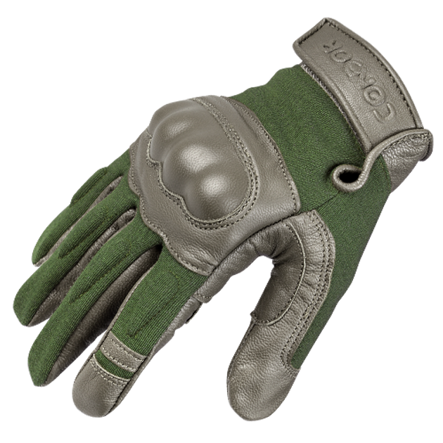 Тактические огнеупорные перчатки Номекс Condor NOMEX - TACTICAL GLOVE 221 X-Large, Sage (Зелений) - изображение 1