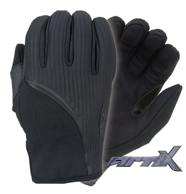 Зимние кевларовые тактические перчатки с защитой от порезов Damascus ARTIX™ - winter cut resistant w/ Kevlar , Hydrofil & Thinsulate insulation DZ-10 Large, Чорний - изображение 1