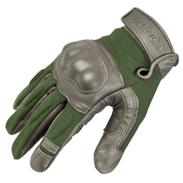 Тактичні вогнетривкі рукавички Номекс Condor NOMEX - TACTICAL GLOVE 221 Large, Sage (Зелений) - зображення 1