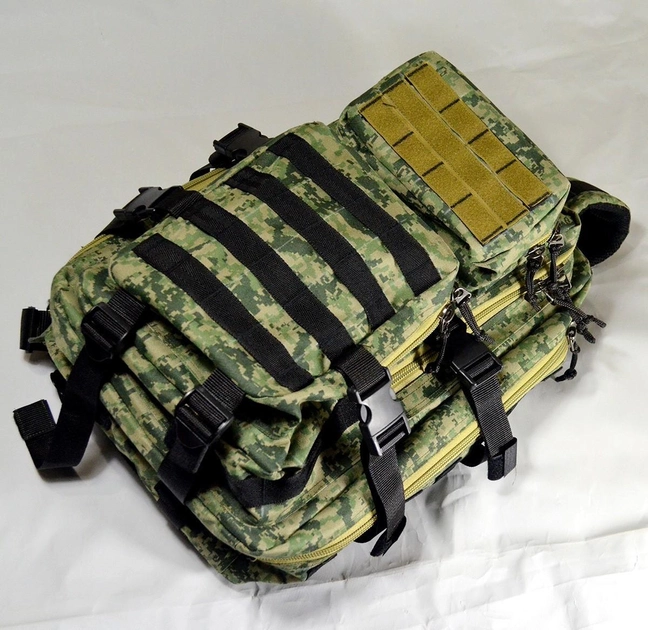 Рюкзак тактический, камуфляж пиксель объем 40 л - изображение 2