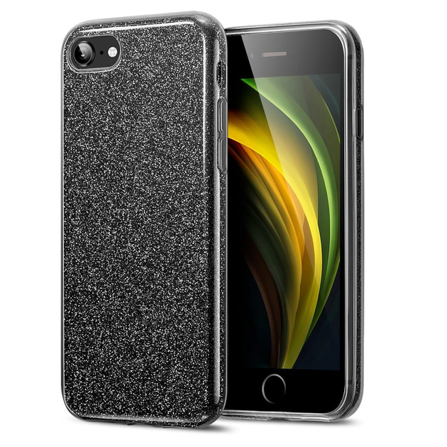 Чехол ESR для iPhone SE 2022/ 2020/ 8/ 7 - Makeup Glitter, Black ...