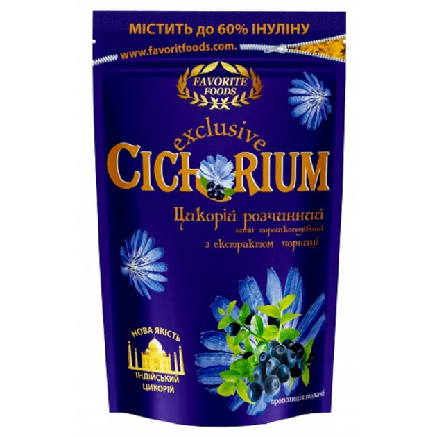 Купить Цикорий растворимый FAVORITE FOODS порошкообразный с черникой ...