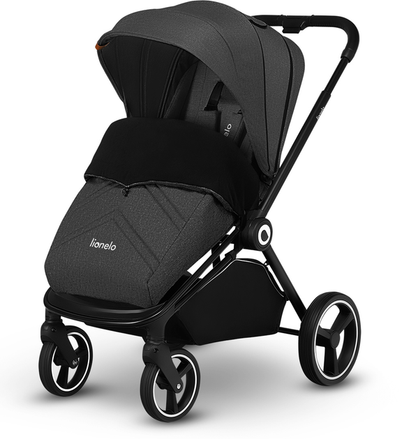 Универсальная коляска 2 в 1 Lionelo Mika 2in1 Grey Graphite (5903771701761) - изображение 2