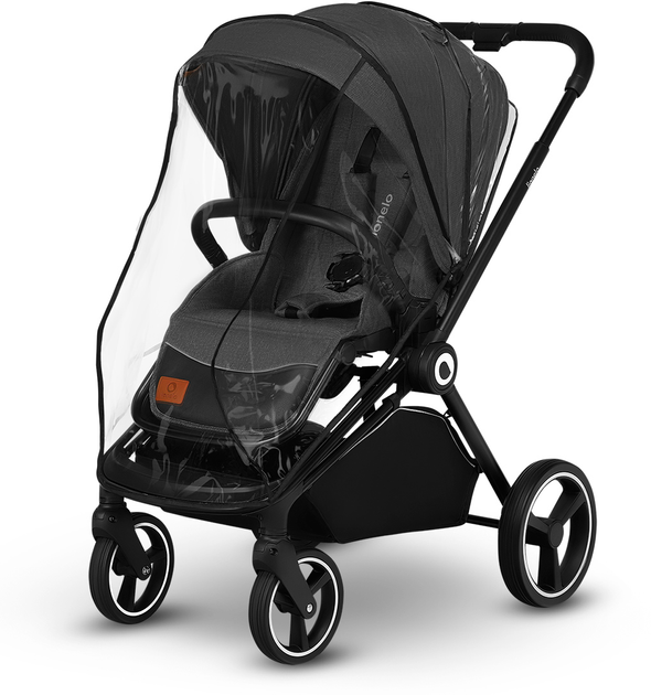 Универсальная коляска 2 в 1 Lionelo Mika 2in1 Grey Graphite (5903771701761) - изображение 4