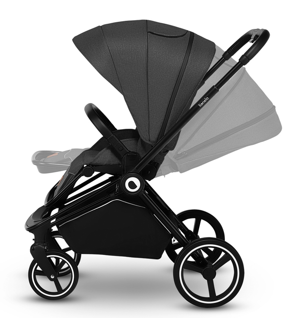 Универсальная коляска 2 в 1 Lionelo Mika 2in1 Grey Graphite (5903771701761) - изображение 5