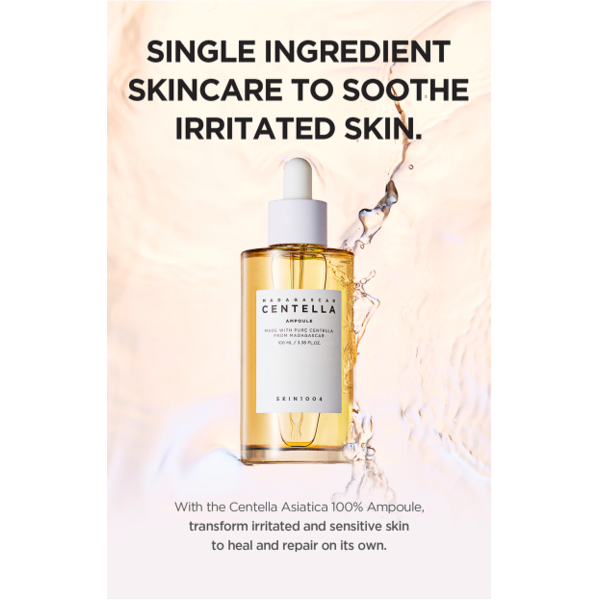 Сыворотка SKIN1004 Madagascar Centella Ampoule успокаивающая с центеллой 30 мл - Фото 5 Сыворотка SKIN1004 Madagascar Centella Ampoule успокаивающая с центеллой 30 мл - изображение 5