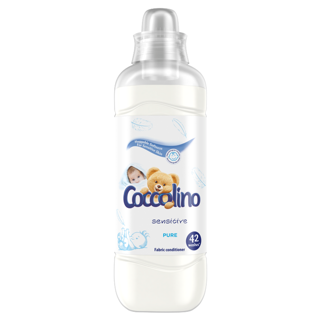 Ополаскиватель Coccolino Sensitive Pure 1050ml. (8710447283059) - Фото 1 Ополаскиватель Coccolino Sensitive Pure 1050ml. (8710447283059) - изображение 1