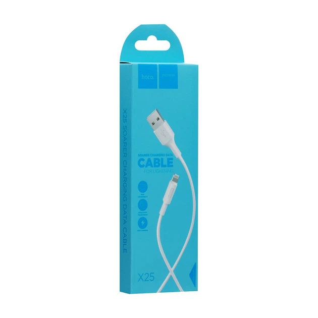 USB Hoco X25 Soarer Lightning Цвет Черный - Фото 4 USB Hoco X25 Soarer Lightning Цвет Черный - изображение 4