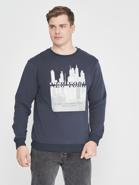 Світшот чоловічий Armani Exchange 10870.2 L Темно-синій від Rozetka на платформі USKIDKA Акція на Світшот чоловічий Armani Exchange 10870.2 L Темно-синій від Rozetka