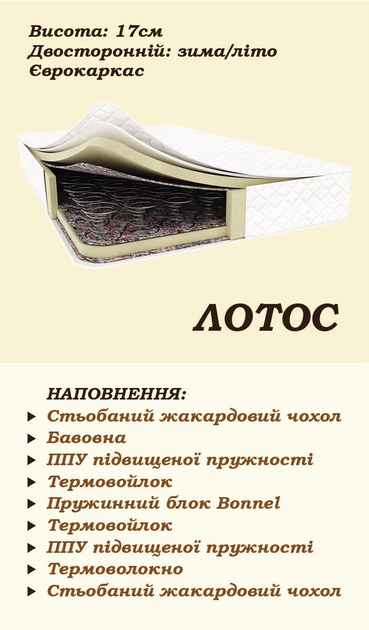 Матрас "Лотос" Скиф 80х190 см – фото, отзывы, характеристики в интернет ...
