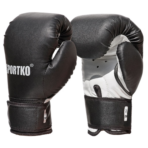 Боксерские перчатки Sportko ПД2-12 OZ черные – фото, отзывы ...