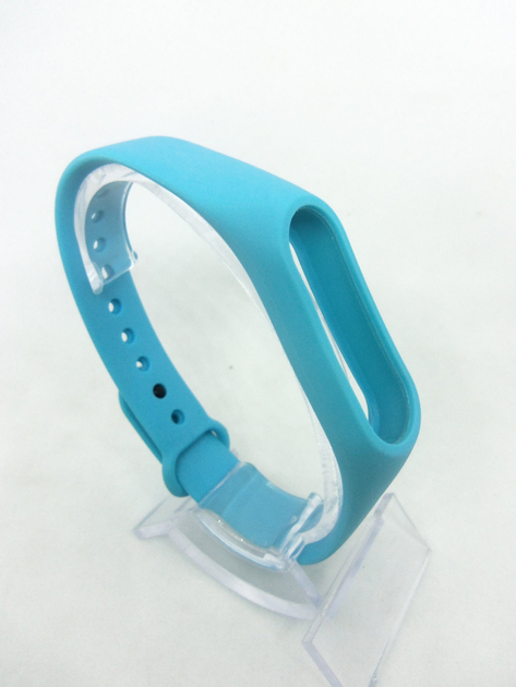 Силиконовый ремешок/браслет на Mi Band 2/MiBand 2/ми бенд 2 голубой ...