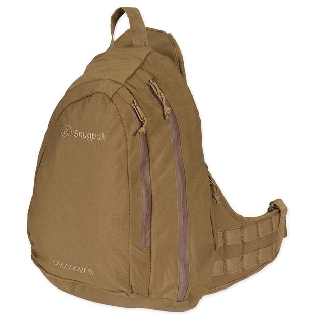 Рюкзак тактичний для прихованого носіння зброї Snugpak Crossover Single Shoulder Strap Concealed Day Pack 9215 Coyote Tan - зображення 1