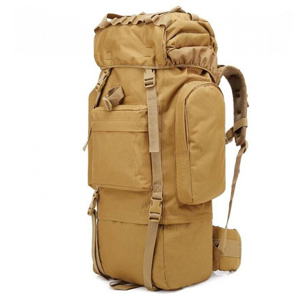 Штурмовий Рюкзак Тактичний Військовий 65л Пісок - зображення 1