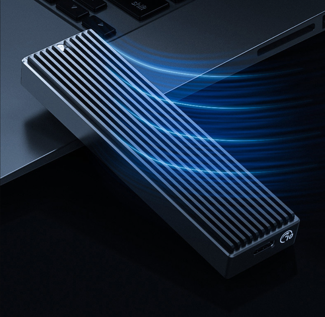 Внешний карман Orico M2PV-C3 для NVMe (PCIe) M2 SSD USB 3.1 Gen 2 Type-C - Фото 8 Внешний карман Orico M2PV-C3 для NVMe (PCIe) M2 SSD USB 3.1 Gen 2 Type-C - изображение 8