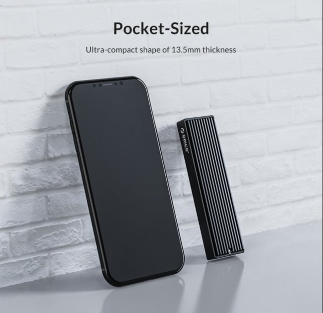 Внешний карман Orico M2PV-C3 для NVMe (PCIe) M2 SSD USB 3.1 Gen 2 Type-C - Фото 10 Внешний карман Orico M2PV-C3 для NVMe (PCIe) M2 SSD USB 3.1 Gen 2 Type-C - изображение 10