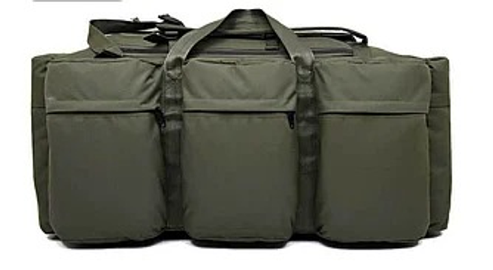 Сумка-рюкзак транспортная дорожная универсальная на 90л TacticBag Олива (st2814) - изображение 1