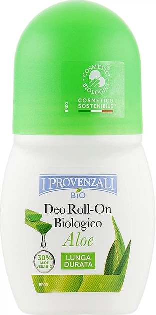 Дезодорант з органічним соком алое - I Provenzali Aloe Deo Roll On 50ml (658047-31339881) - Фото 1 Дезодорант з органічним соком алое - I Provenzali Aloe Deo Roll On 50ml (658047-31339881) - изображение 1