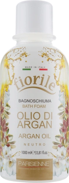 Піна для ванни "Арганієва олія" - Parisienne Italia Fiorile Argan Oil Bath Foam 1000ml (578145-25539) - Фото 1 Піна для ванни "Арганієва олія" - Parisienne Italia Fiorile Argan Oil Bath Foam 1000ml (578145-25539) - изображение 1