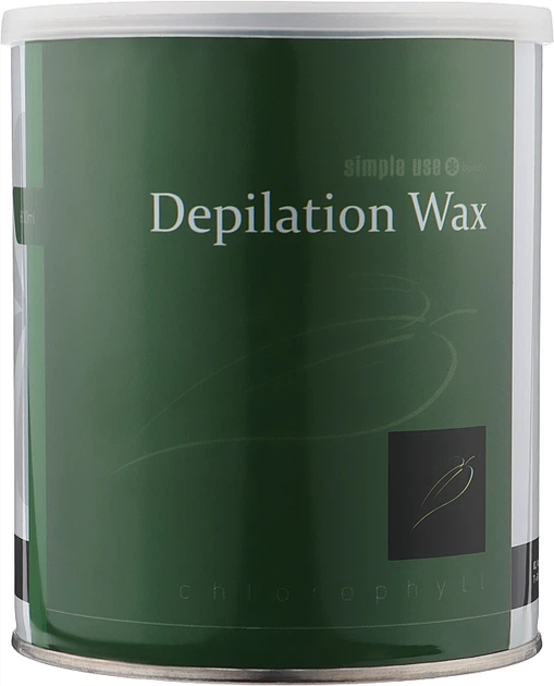 Теплый воск для депиляции в банке "Хлорофилл" - Simple Use Beauty Depilation Wax 800ml (1055725-69345) - Фото 3 Теплый воск для депиляции в банке "Хлорофилл" - Simple Use Beauty Depilation Wax 800ml (1055725-69345) - изображение 3