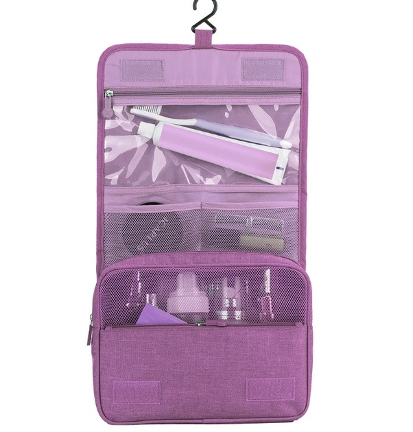 Дорожный органайзер для косметики подвесной Сиреневый (ОД-105-6) - изображение 5