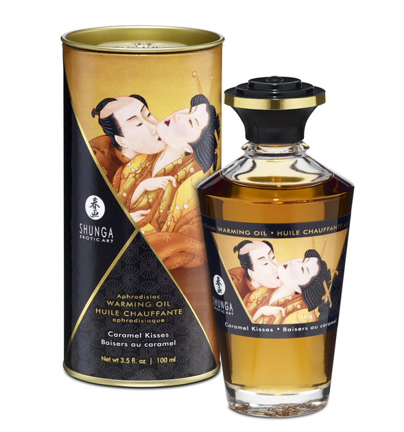 Съедобное согревающее массажное масло Aphrodisiac Warming Oil Caramel ...