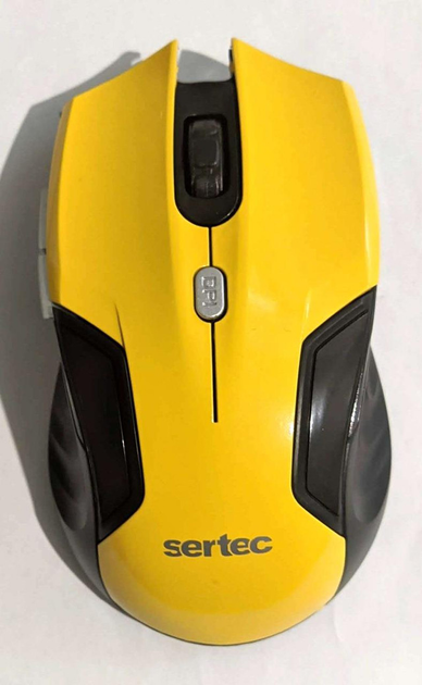 Беспроводная мышка "Sertec" SW-2221 Yellow - изображение 1