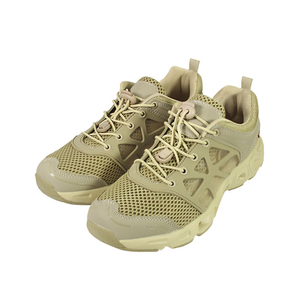 Кроссовки тактические Lesko Han-Wild Outdoor Upstream Shoes Sand 43 мужские военные облегченные - изображение 1