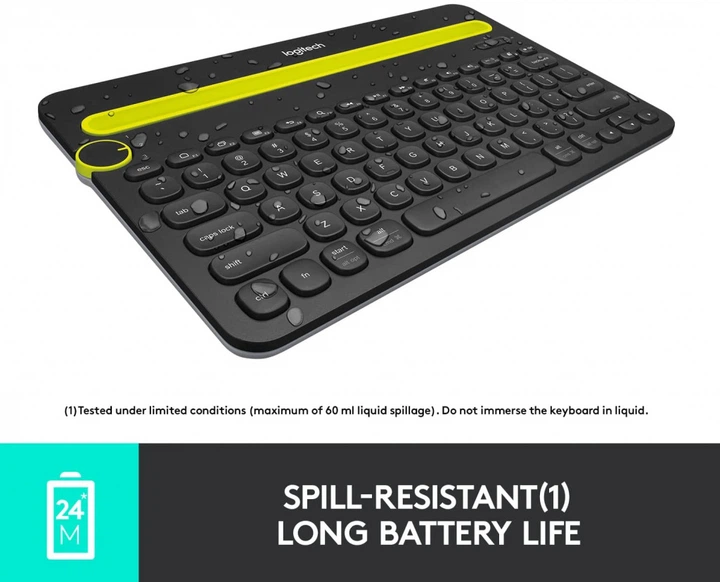 Клавиатура Bluetooth Logitech Multi-Device Keyboard K480 Black - изображение 3