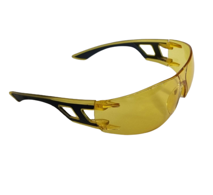 Очки тактические защитные противоосколочные Kansas желтые 1 класс защиты - изображение 2