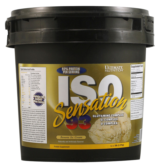 Протеин Ultimate Nutrition Iso Sensation 93 2270 g Банан (301403 ...